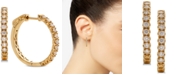 Macy's Diamond Hoop Earrings (5/8 ct. t.w.) in 14k Gold